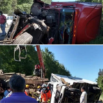 RENAICO: Un muerto en colisión de camiones en el cruce Tolpán